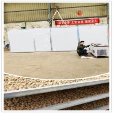 湖北客戶中藥材基地烘干房現(xiàn)場